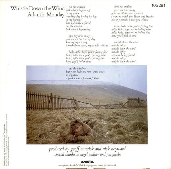 Nick Heyward - Whistle Down The Wind - 7 Inch