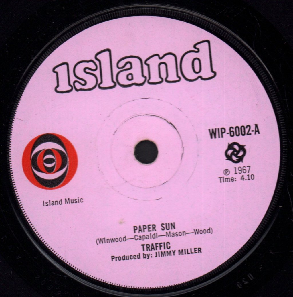 Traffic - Paper Sun - 7 Inch
