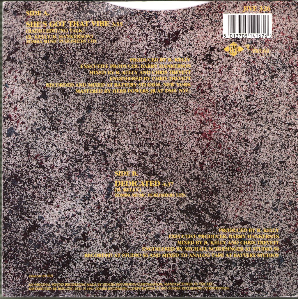 R Kelly And Public Announcement - She's Got That Vibe - 7 Inch