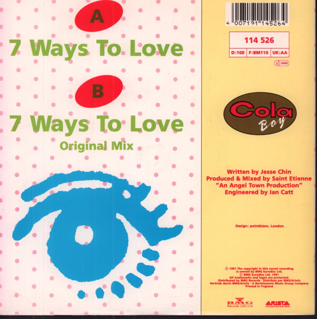 Cola Boy - 7 Ways To Love - 7 Inch