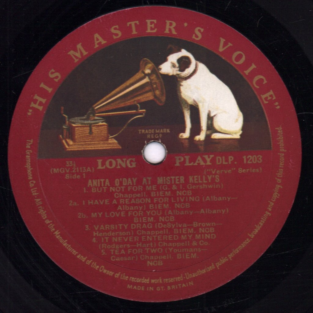 Anita O'Day - At Mister Kelly's - 10 Inch