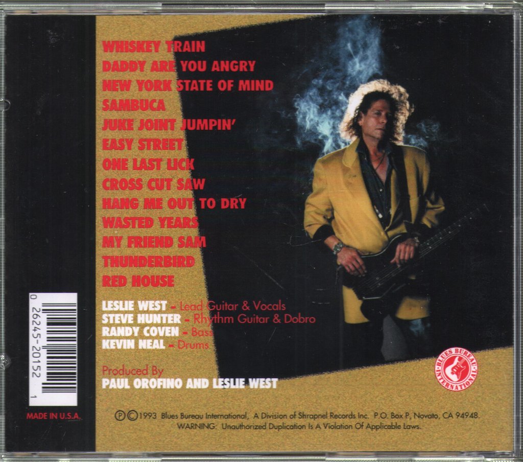 Leslie West - Dodgin' The Dirt - Cd