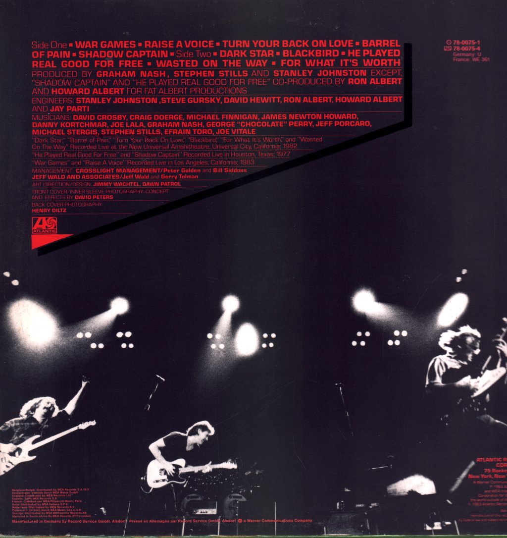 Crosby Stills And Nash - Allies - Lp
