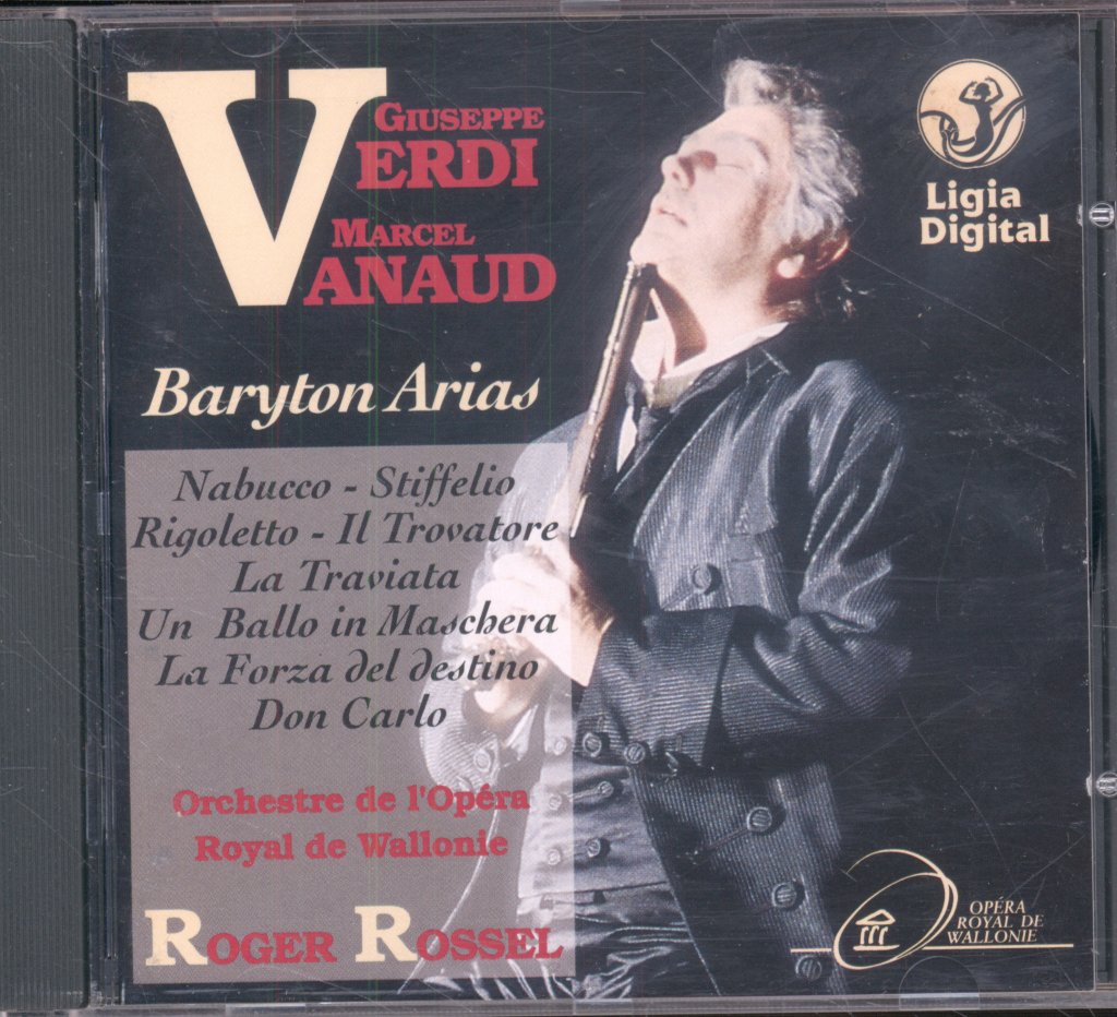 Marcel Anaud, Roger Rossel - Verdi Baryton Arias - Cd