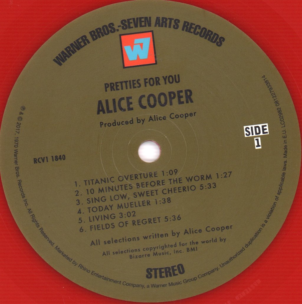 Alice Cooper - Pretties For You - Lp