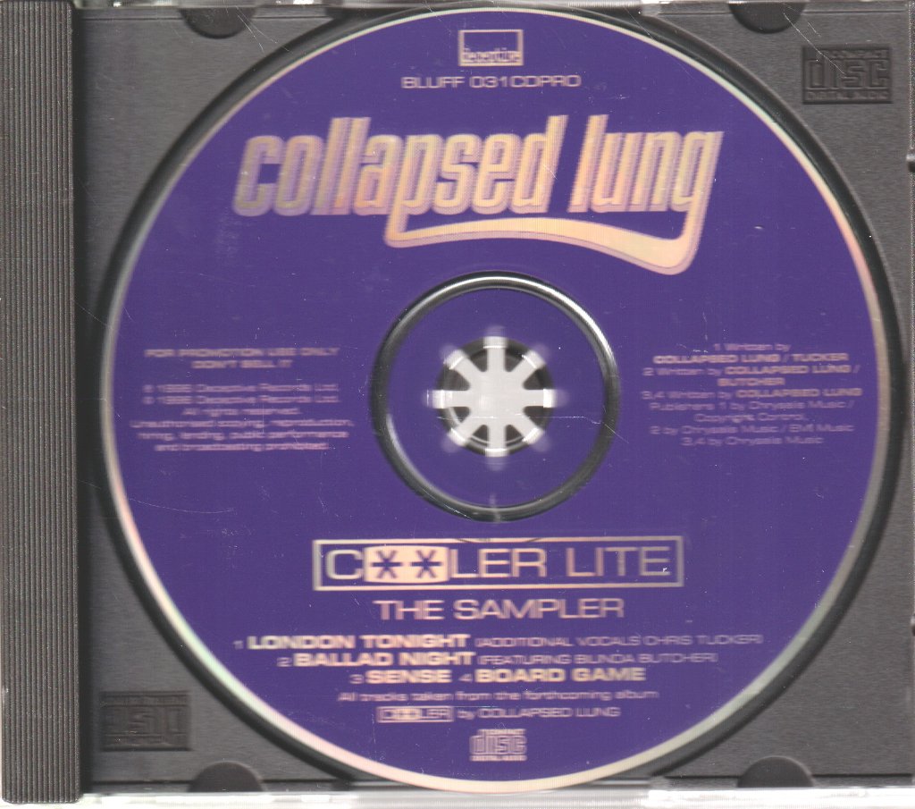 Collapsed Lung - C**ler Lite The Sampler - Cd