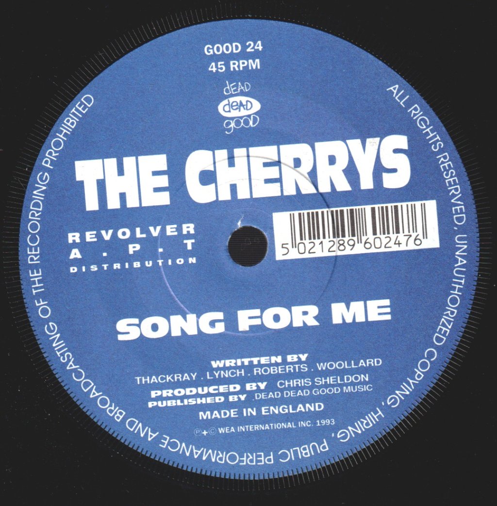 Cherrys - Song For Me - 7 Inch