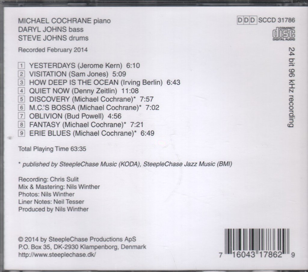 Michael Cochrane - Discovery - Cd