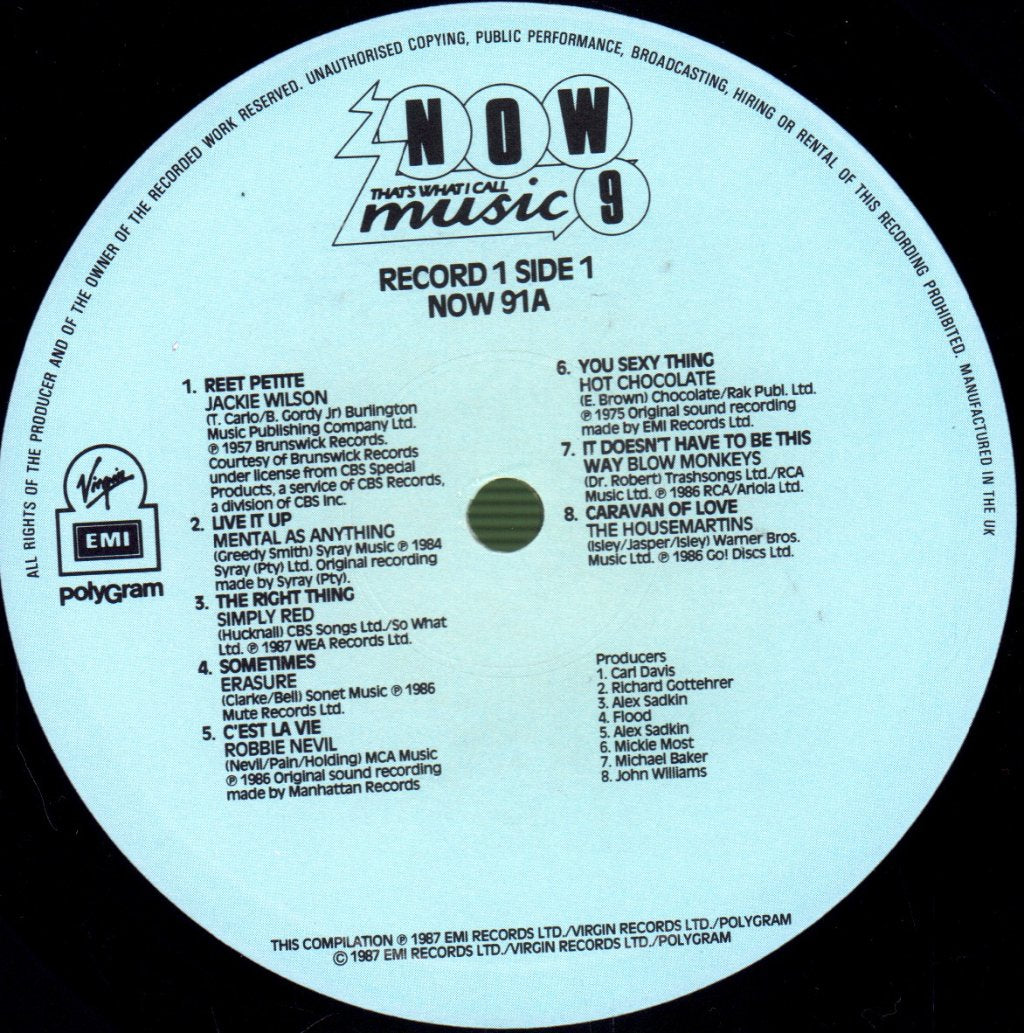 Various Artists - Now That's What I Call Music 9 - Double Lp