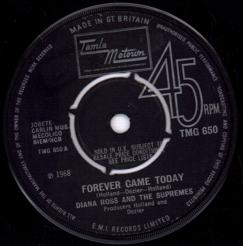 Diana Ross And The Supremes - Forever Came Today - 7 Inch