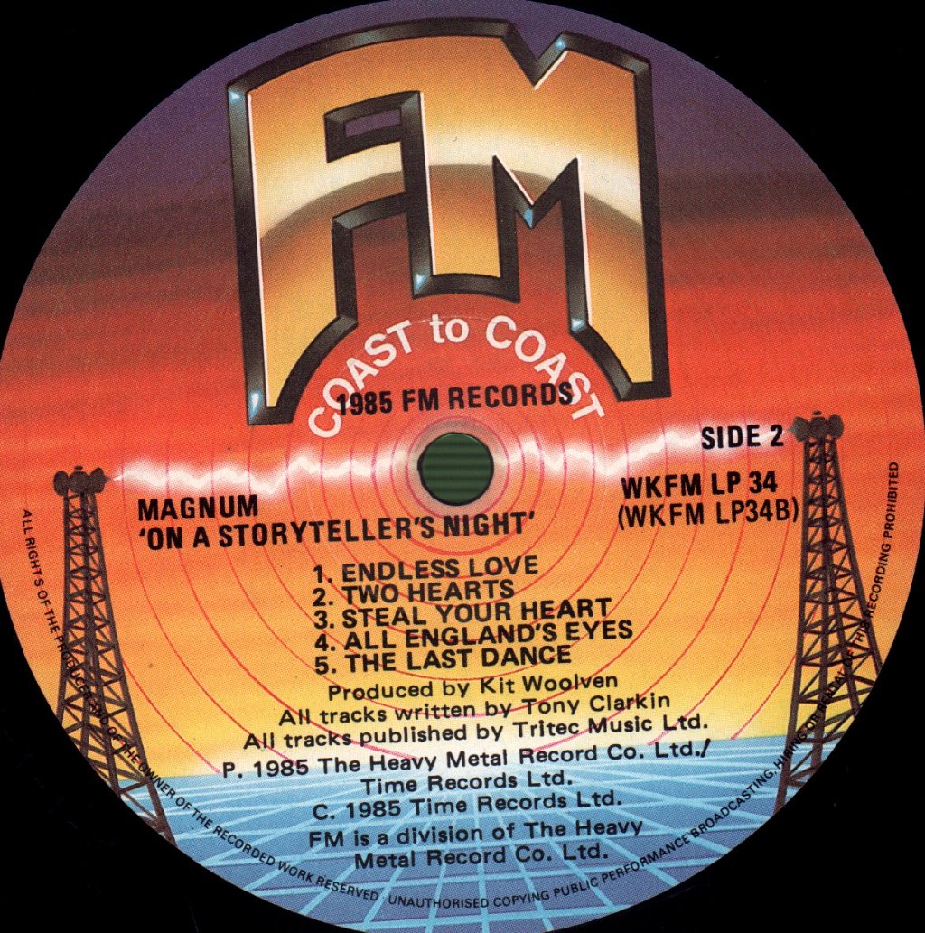Magnum - On A Storyteller's Night - Lp