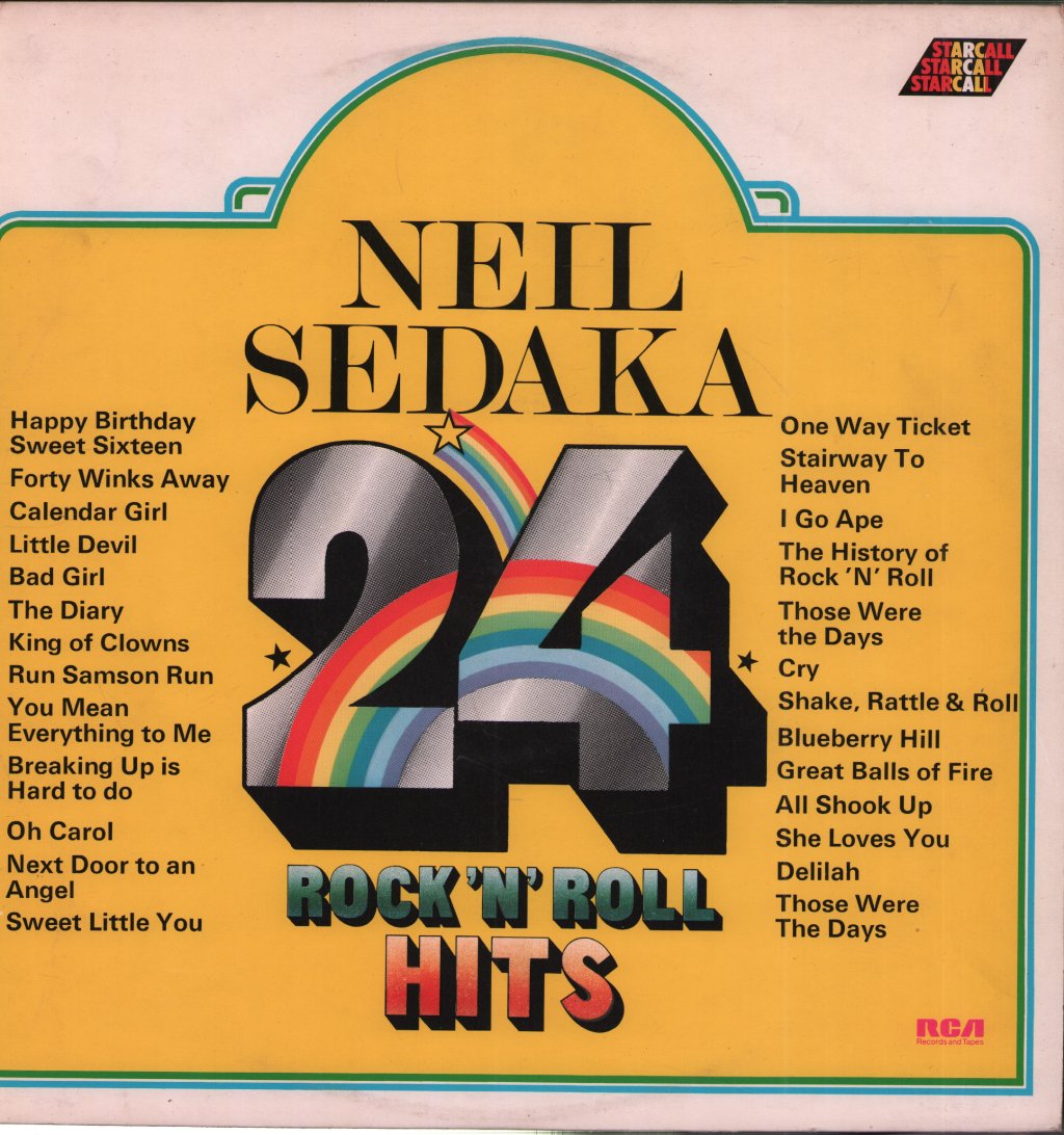 Neil Sedaka - 24 Rock 'N' Roll Hits - Lp