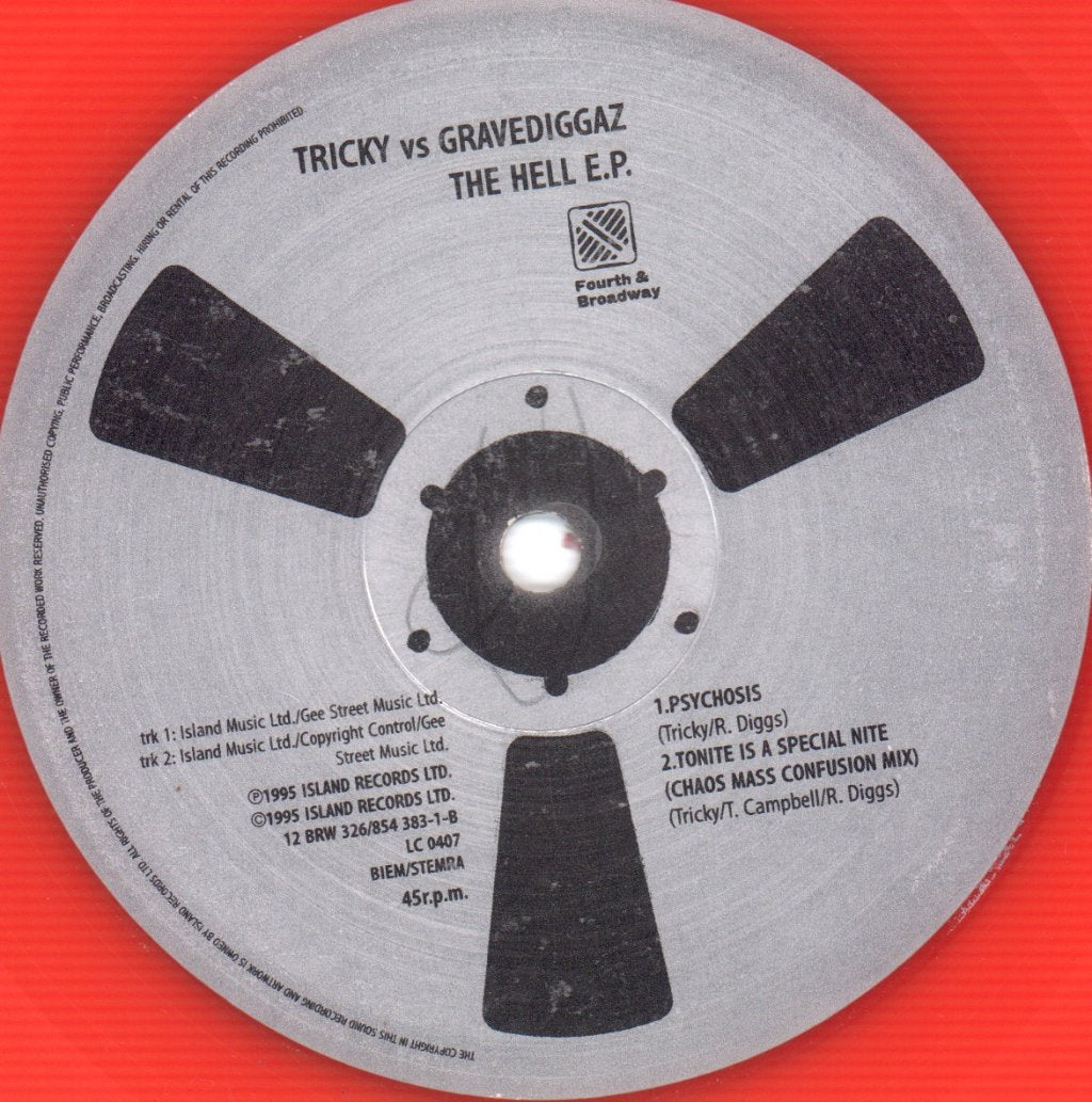 Tricky Vs Gravediggaz - Hell EP - 12 Inch