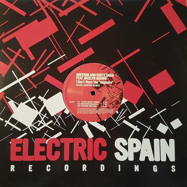 Noferini and Kortezman feat Jocelyn Brown - I Don't Want You Anymore - 12 Inch