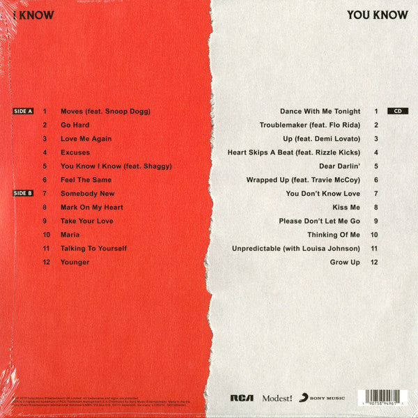 Olly Murs - You Know I Know - Lp