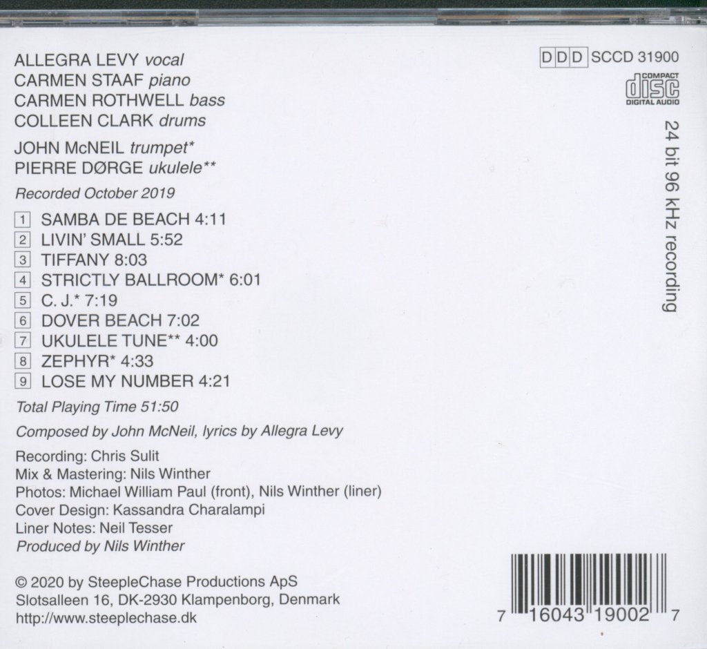 Allegra Levy - Lose My Number - Cd