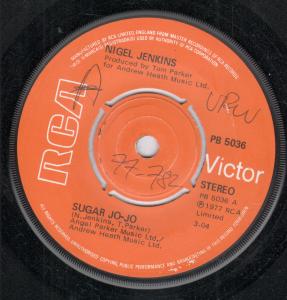 Nigel Jenkins - Sugar Jo Jo - 7 Inch