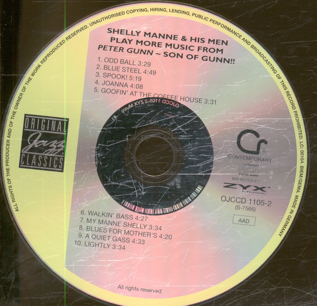 Shelly Manne And His Men - Play More Music From Peter Gunn: Son Of Gunn!! - Cd