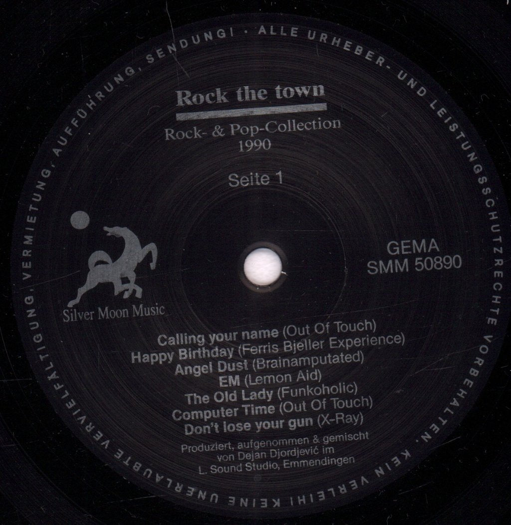 Various Artists - rock the town rock & pop-collection 1990 - Lp