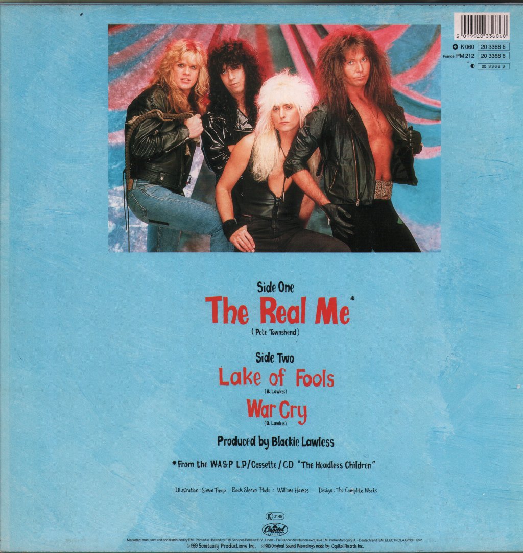 W.A.S.P. - Real Me - 12 Inch