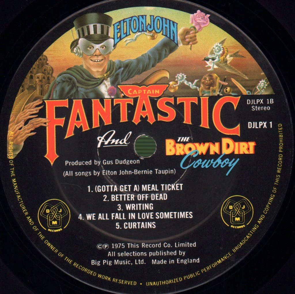 Elton John - Captain Fantastic - Lp