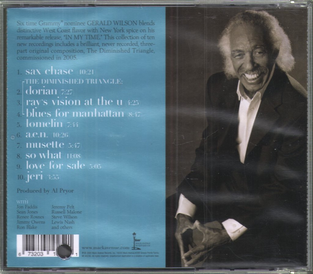 Gerald Wilson Orchestra - In My Time - Cd