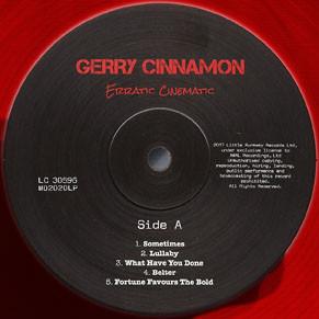 Gerry Cinnamon - Erratic Cinematic - Lp
