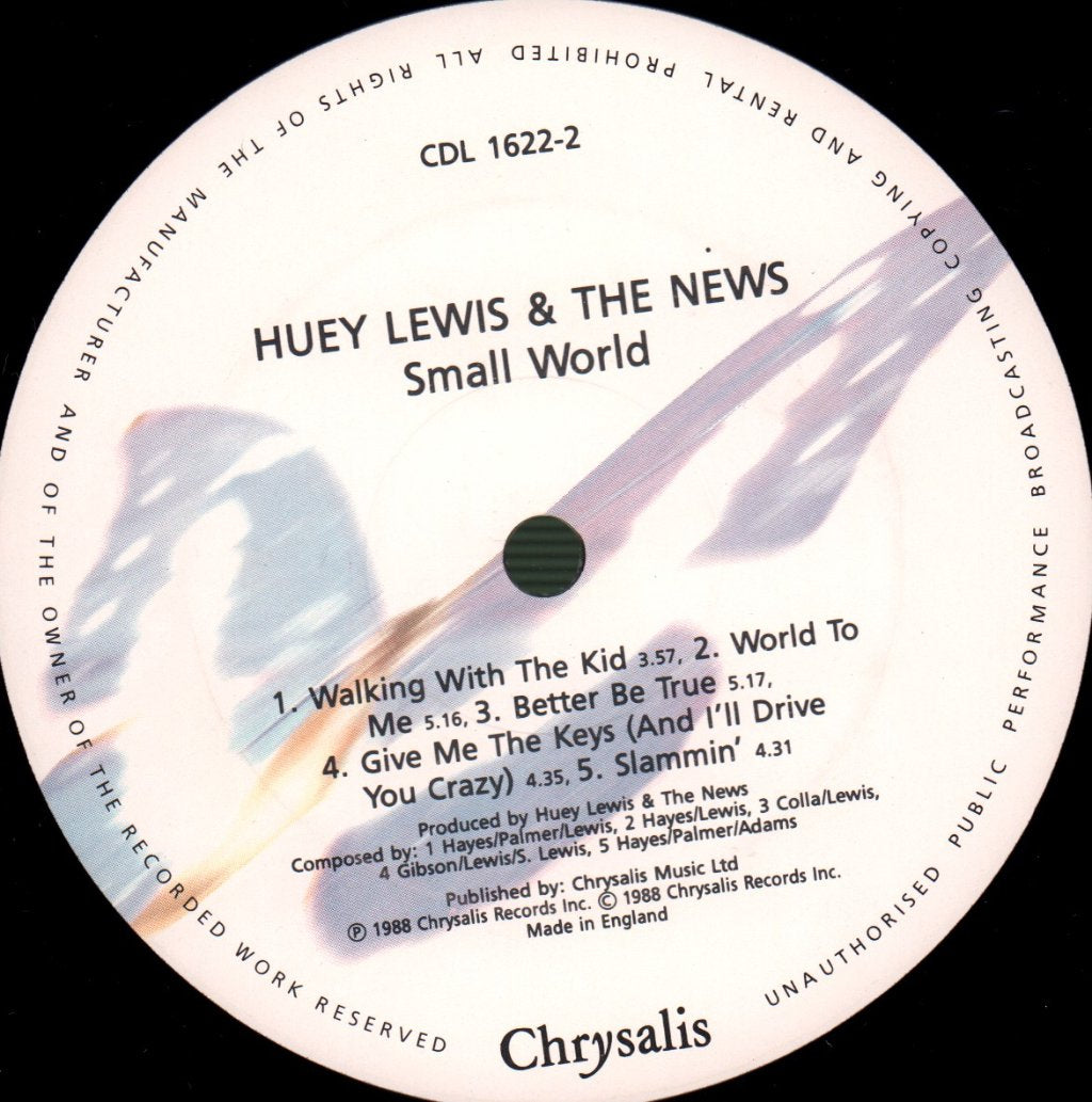 Huey Lewis And The News - Small World - Lp