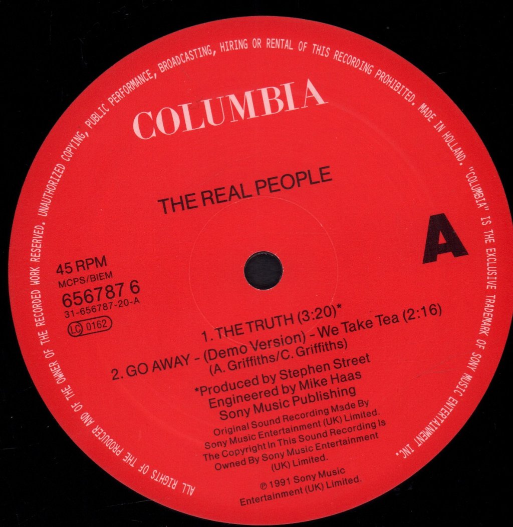 Real People - Truth - 12 Inch