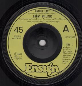 Danny Williams - Dancin' Easy - 7 Inch