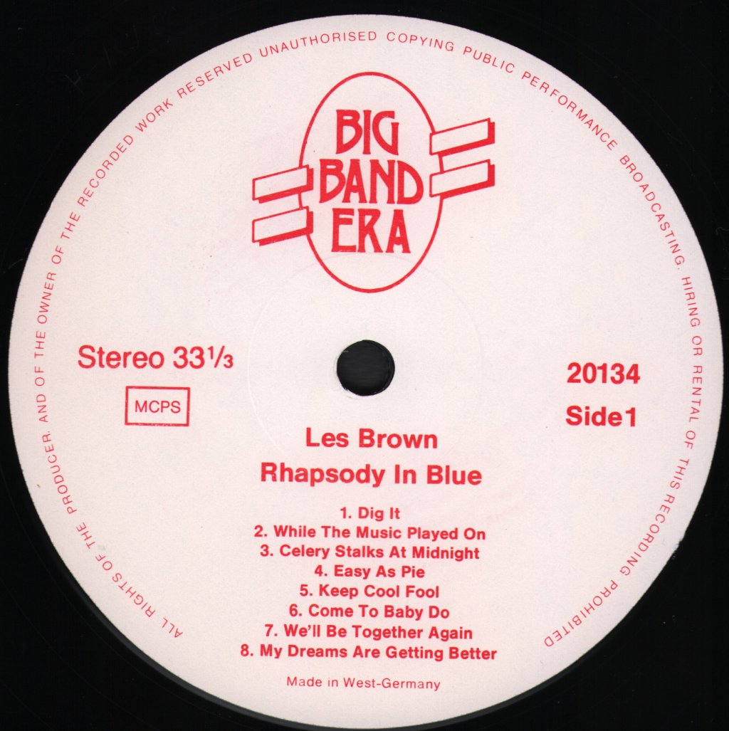 Les Brown / Doris Day - Rhapsody In Blue - Lp