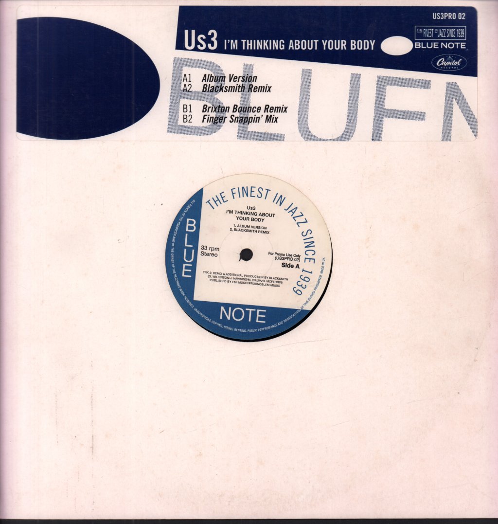 Us3 - I'm Thinking About Your Body - 12 Inch