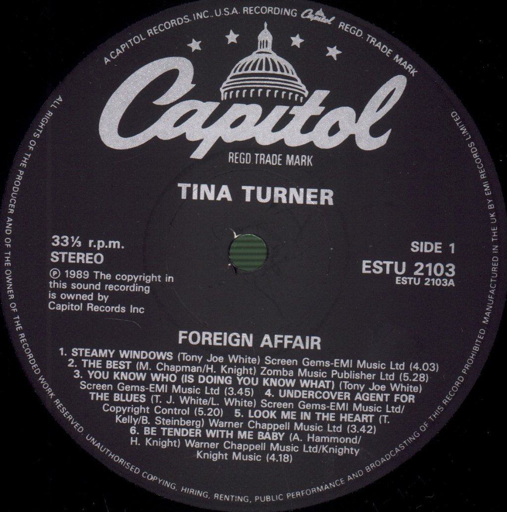 Tina Turner - Foreign Affair - Lp