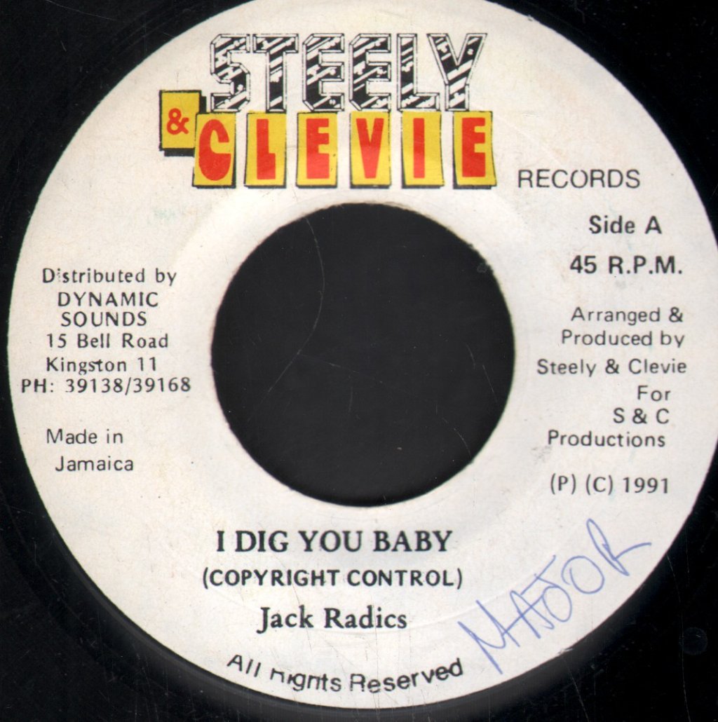 Jack Radics - I Dig You Baby - 7 Inch