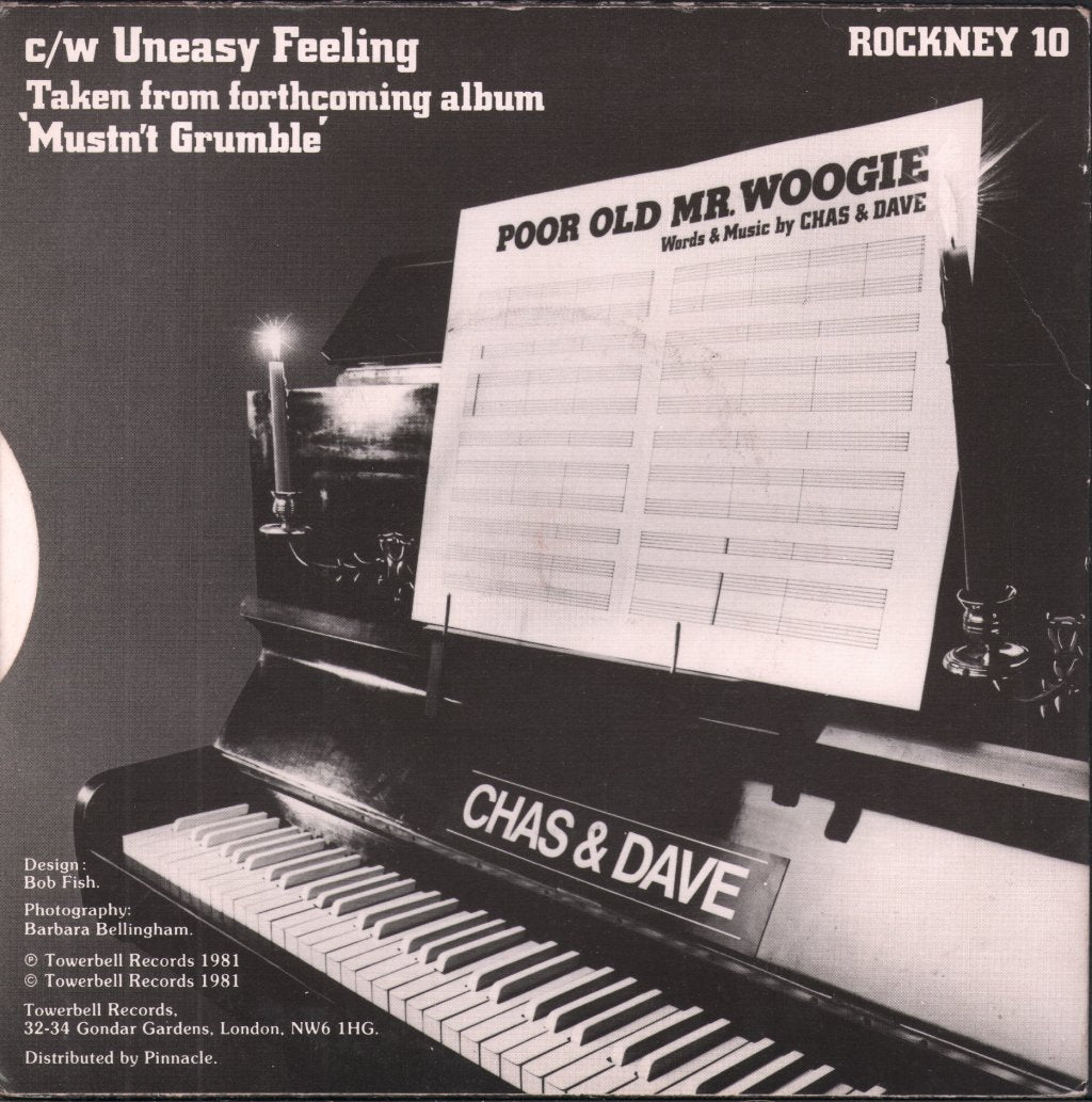 Chas And Dave - Poor Old Mr Woogie - 7 Inch