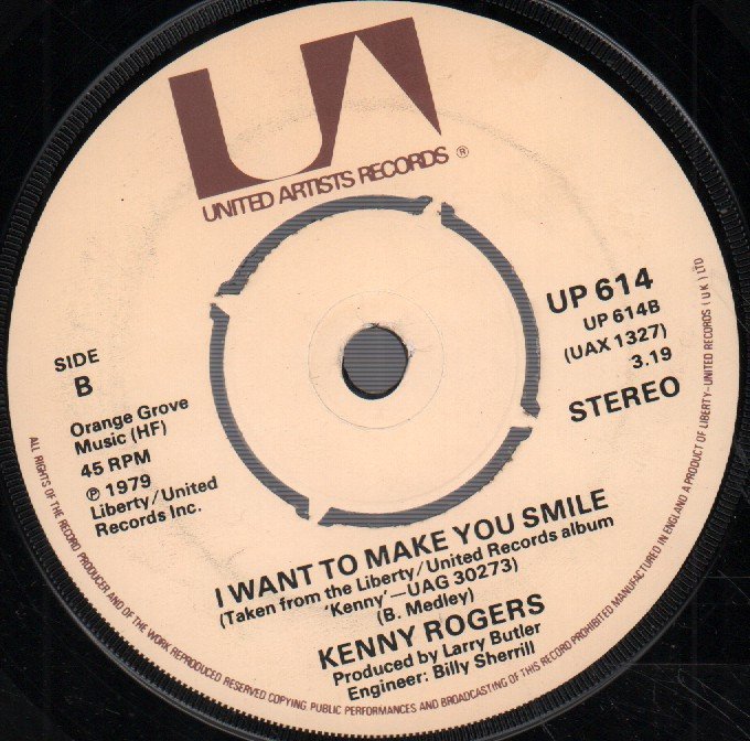 Kenny Rogers - Coward Of The County - 7 Inch