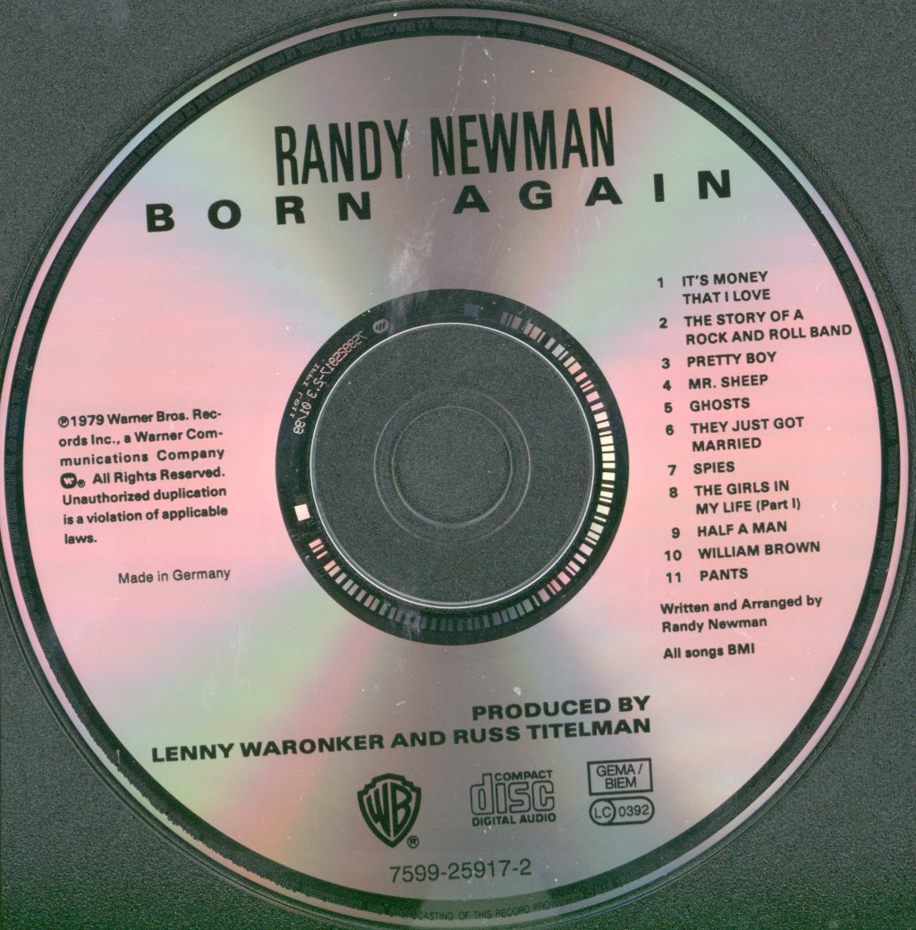 Randy Newman - Born Again - Cd