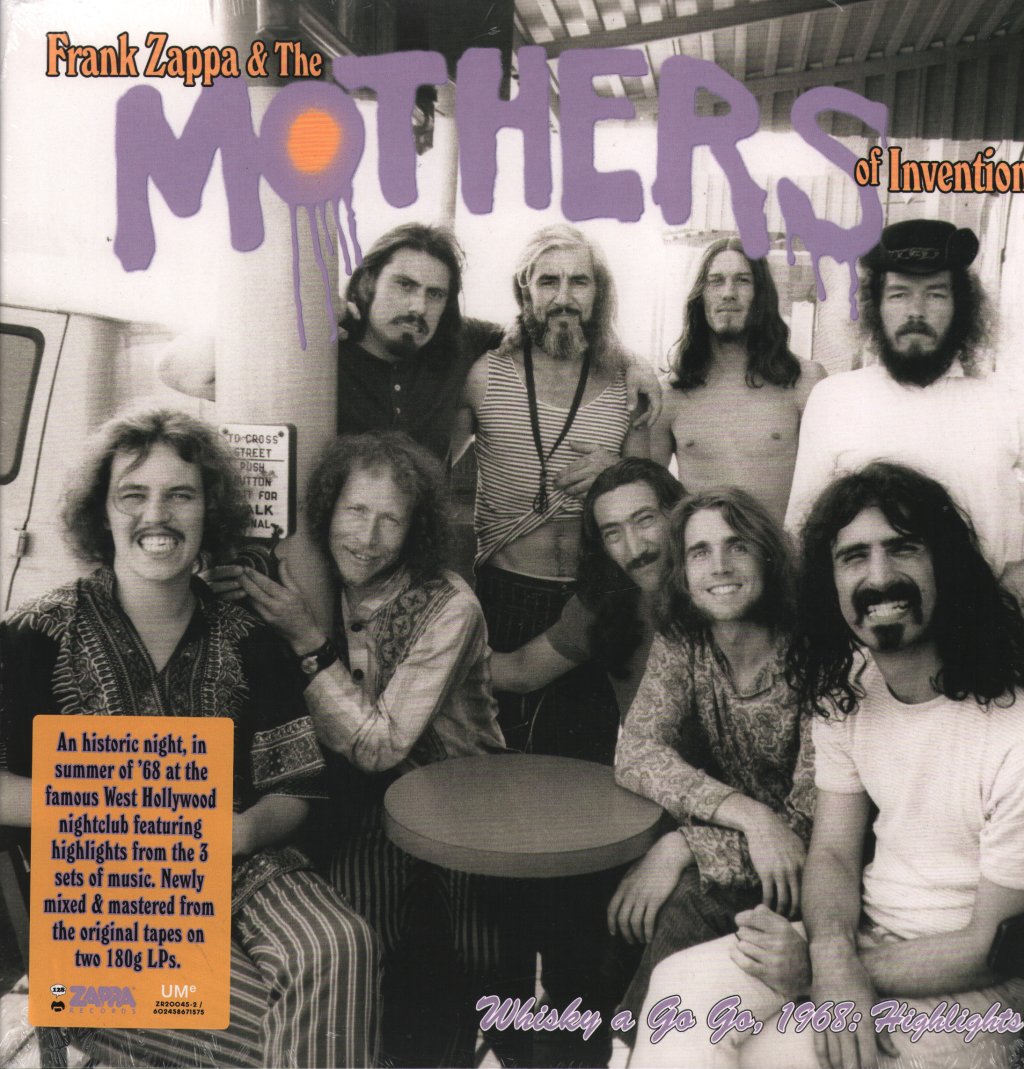 Frank Zappa And The Mothers Of Invention - Whiskey A Go Go 1968 Highlights - Double Lp