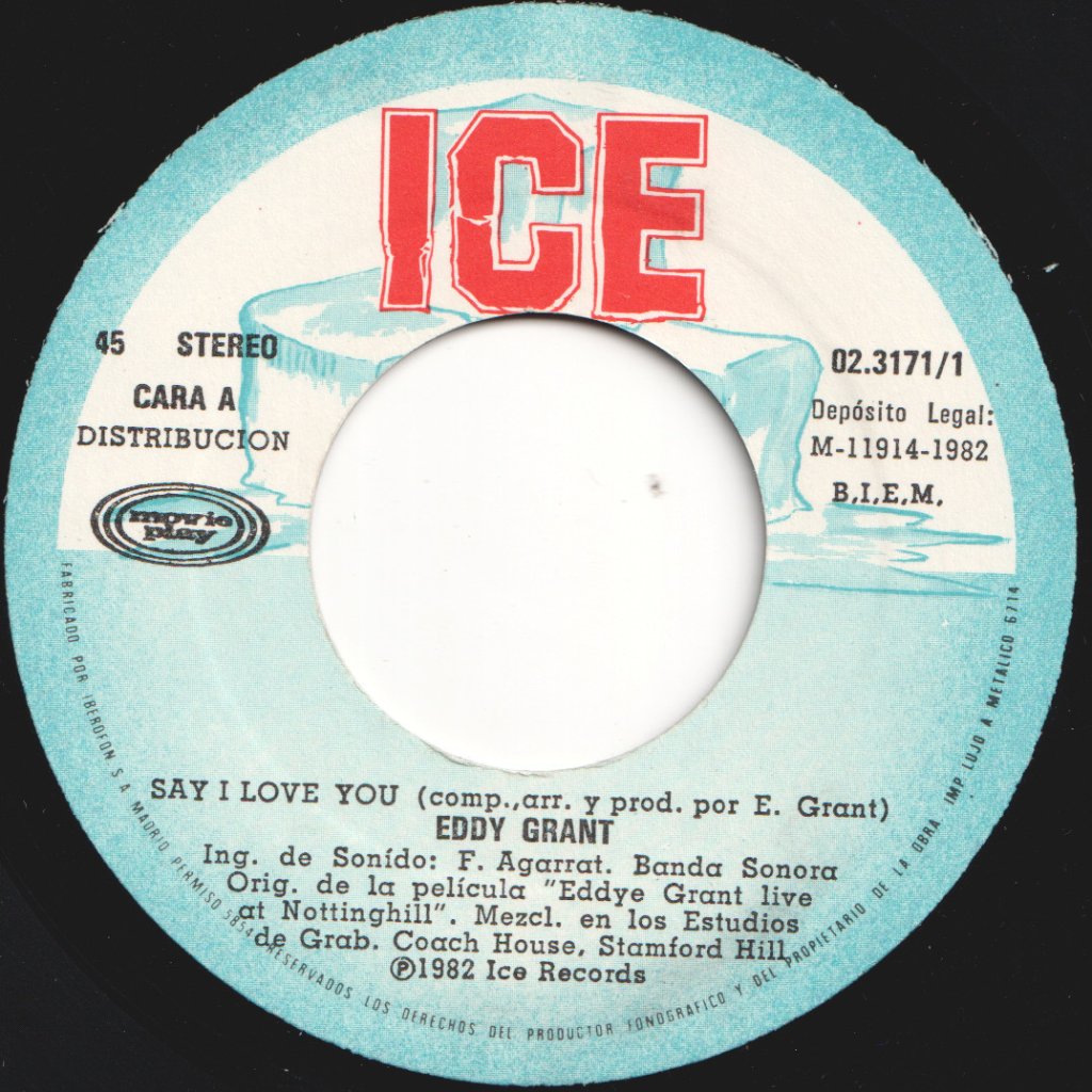 Eddy Grant - En Vivo Desde Notting Hill - 7 Inch