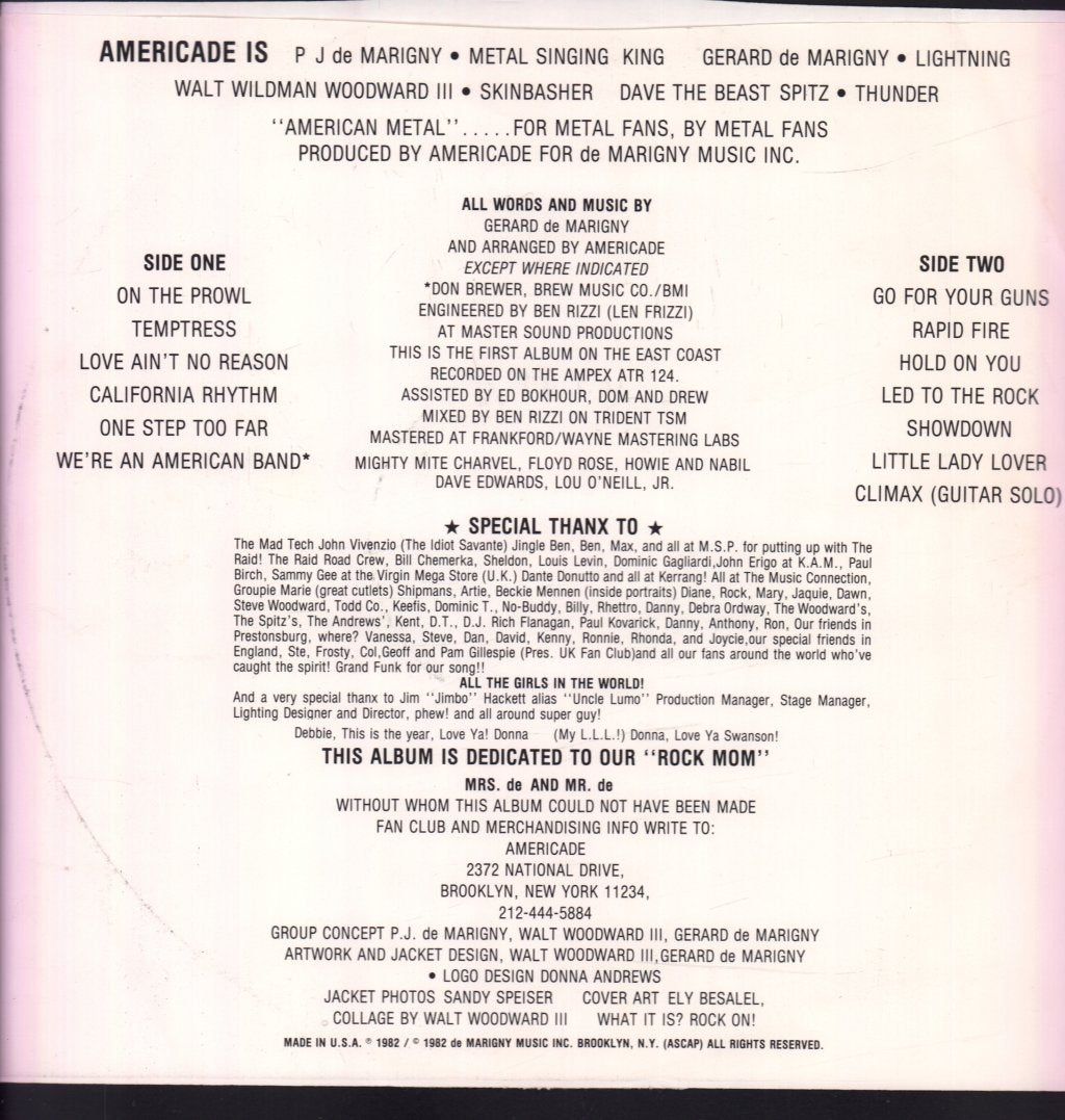 Americade - American Metal - Lp