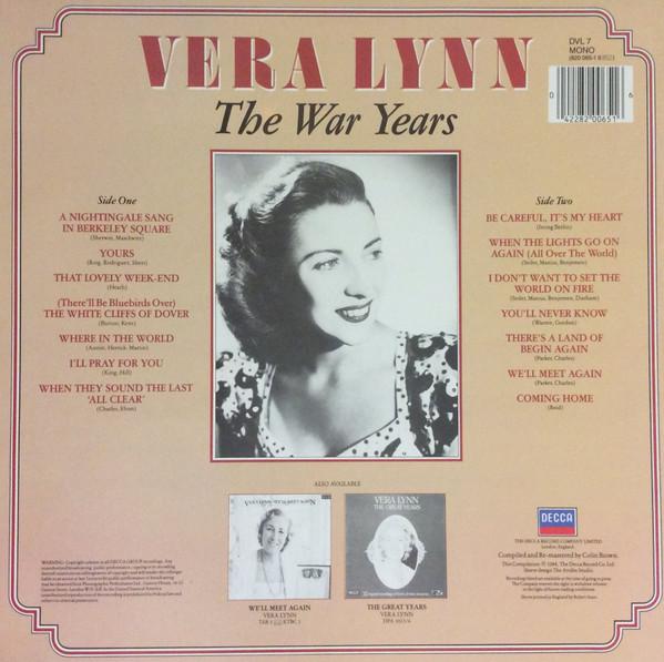 Vera Lynn - War Years - Lp