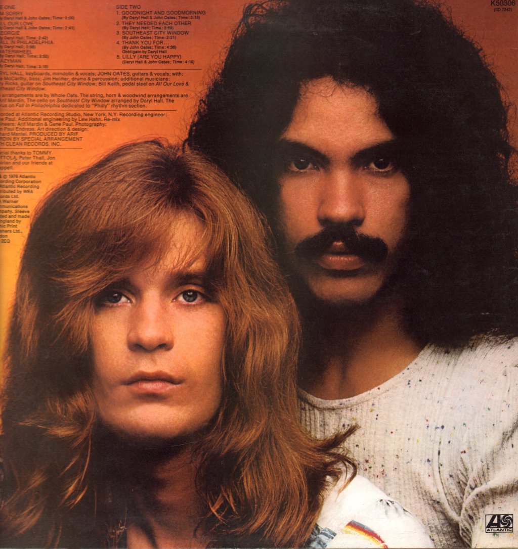 Daryl Hall And John Oates - Whole Oats - Lp