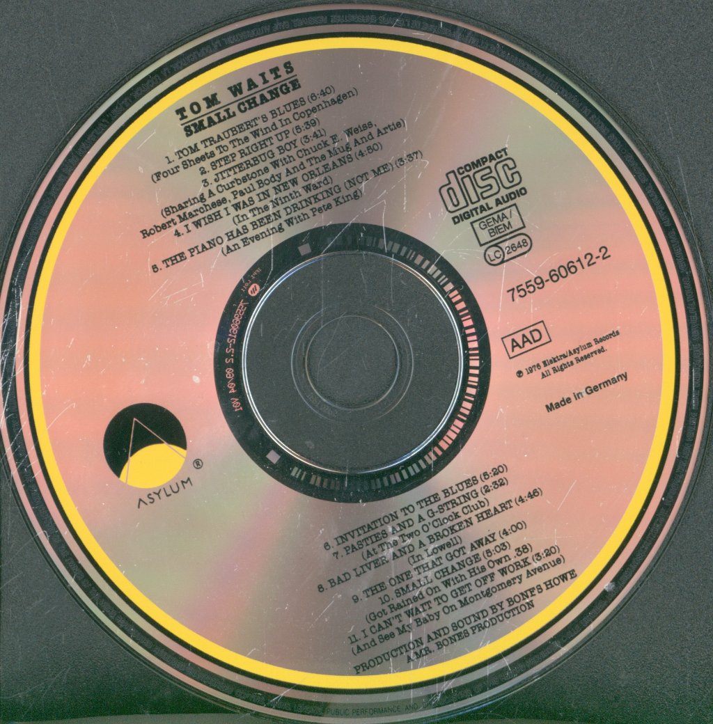 Tom Waits - Small Change - Cd