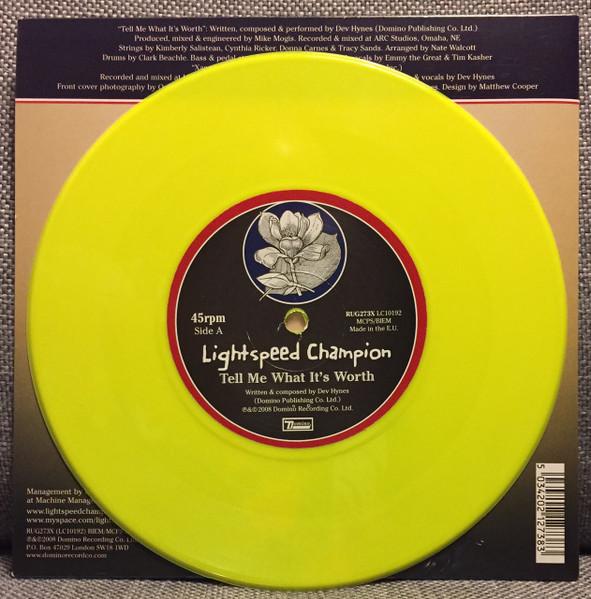 Lightspeed Champion - Tell Me What It's Worth - 7 Inch