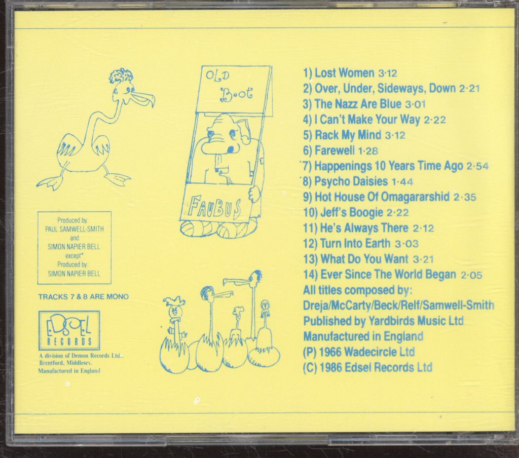Yardbirds - Roger The Engineer - Cd