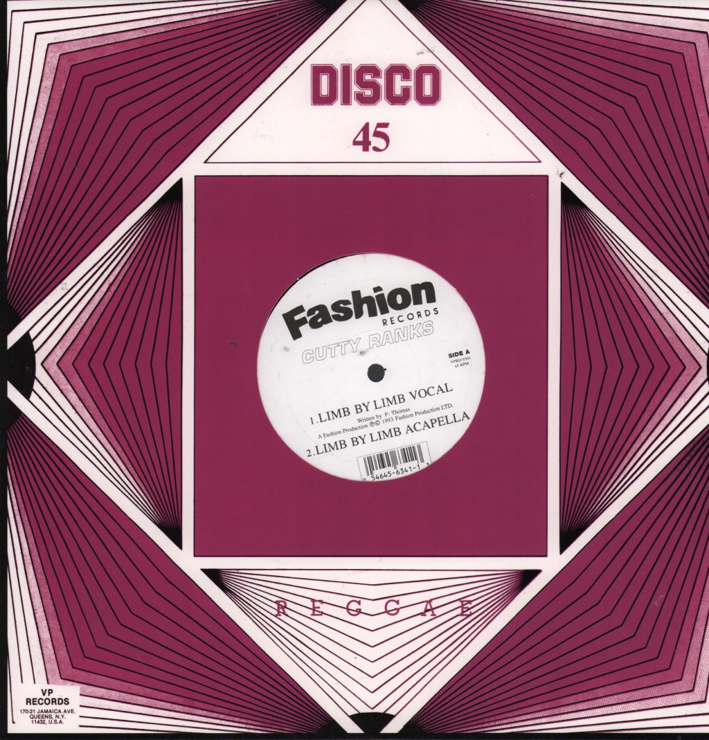 Cutty Ranks - Limb By Limb - 12 Inch