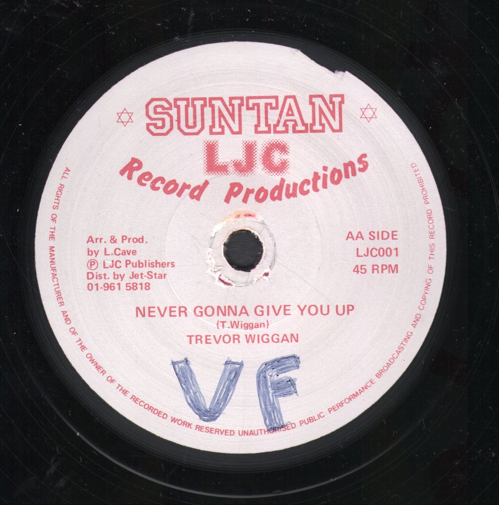 Trevor Wiggan - Strange Feeling / Never Gonna Give You Up - 12 Inch