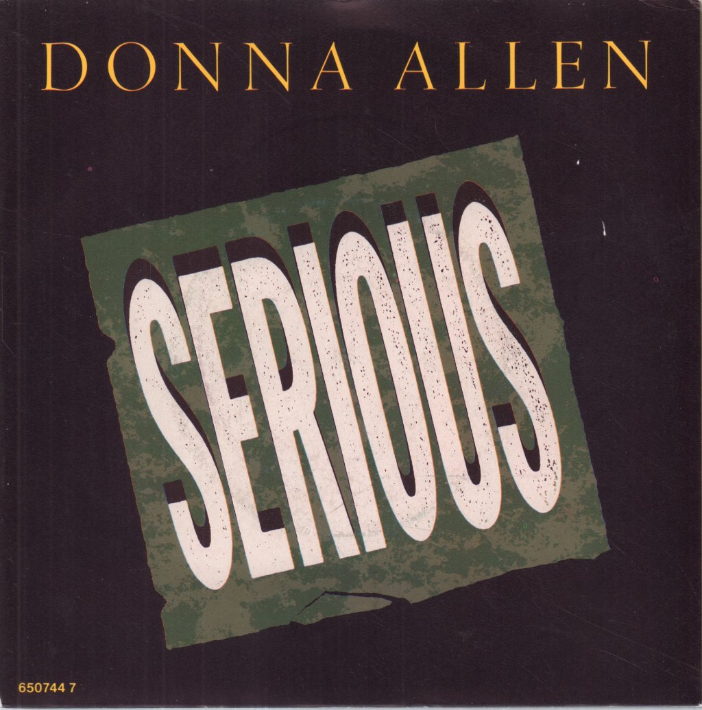 Donna Allen - Serious - 7 Inch