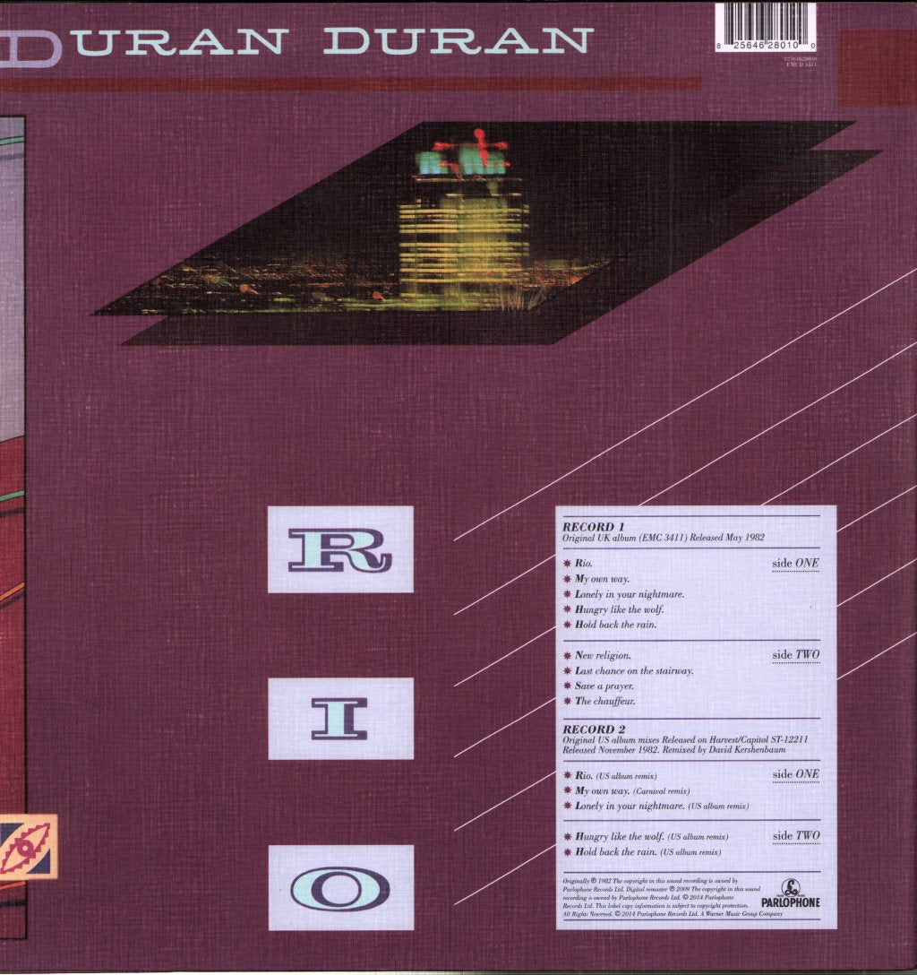 Duran Duran - Rio - Double Lp