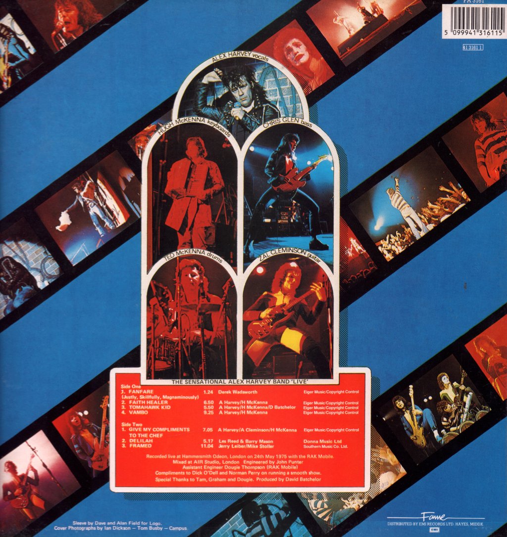 Sensational Alex Harvey Band - Live - Lp